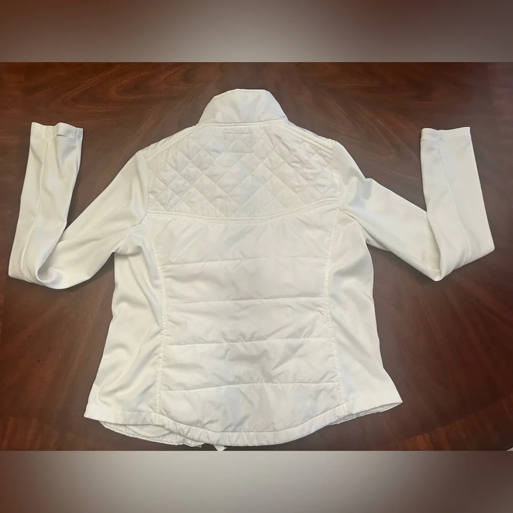Express White Athletic Jacket Size Large - Picture 4 of 5